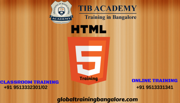 HTML training institute in Bangalore