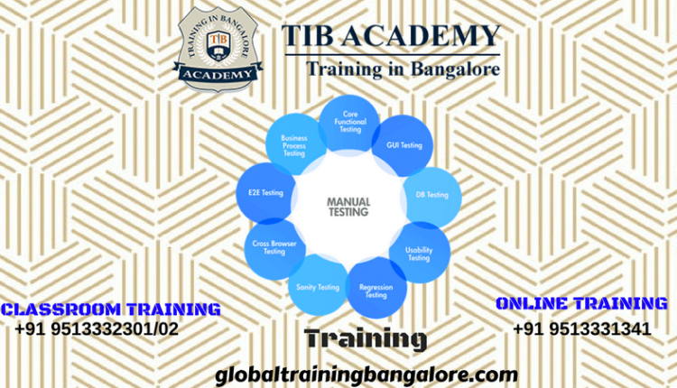 Manual Testing training institute in Bangalore