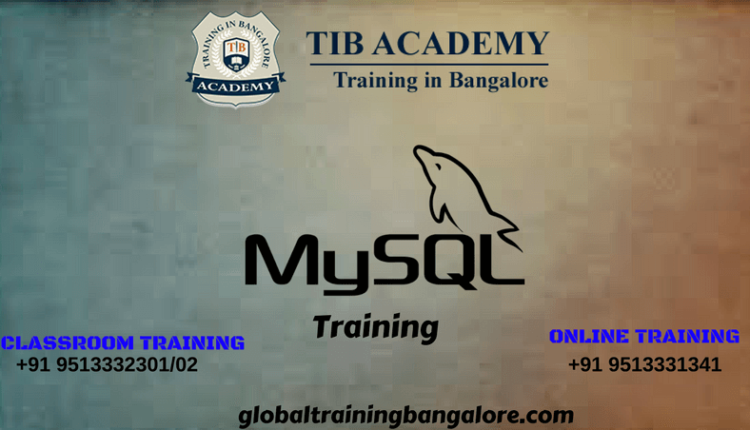 MySQL training institute in Bangalore