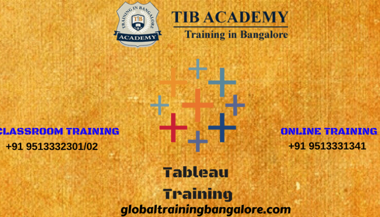 Tableau Training institute in Bangalore